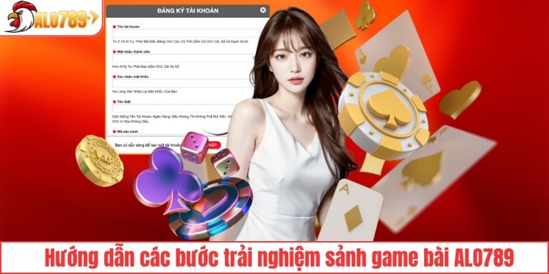 5 bước để khám phá sảnh game bài ALO789