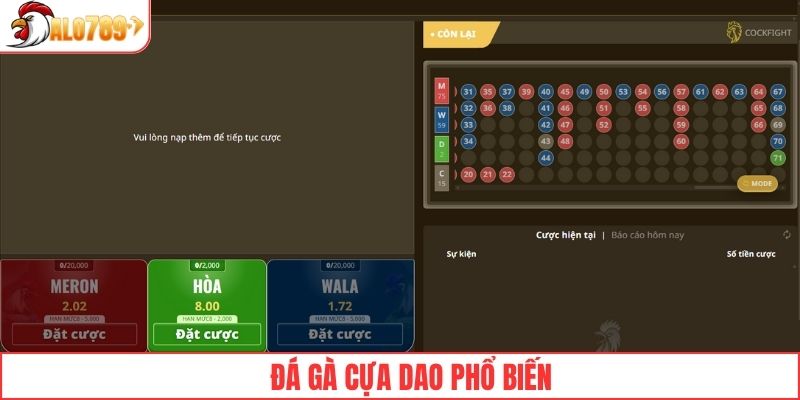 Đá gà cựa dao khá phổ biến ở nhiều quốc gia